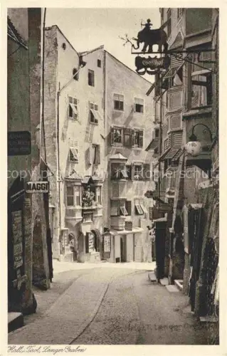 AK / Ansichtskarte Hall Tirol AT Langer Graben