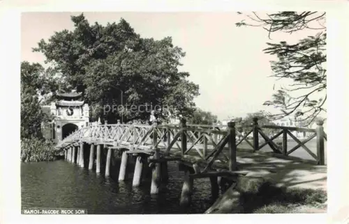 AK / Ansichtskarte Hanoi Vietnam Pagode Ngoc Son