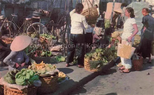 AK / Ansichtskarte SAIGON Ho-Chi-Minh-Stadt Vietnam Vietnamese market