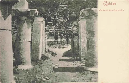 AK / Ansichtskarte Ephese Ephesos Ephesus Izmir TK Entree de l'ancien theatre