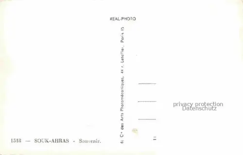 AK / Ansichtskarte Souk-Ahras Souq-Ahras Constantine Algerie Vue generale Salle des Fetes Eglise Le Groupe Scolaire La Mairie et le Theatre