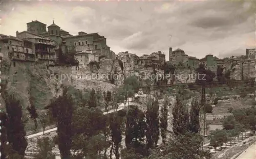AK / Ansichtskarte Cuenca  Castilla-La Mancha ES Vista parcial y Puente de San Pablo