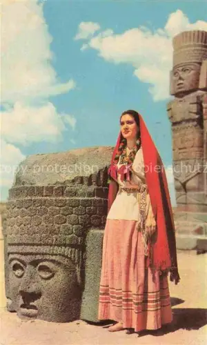 AK / Ansichtskarte Tula Hidalgo Mexico Ruinas de Tula