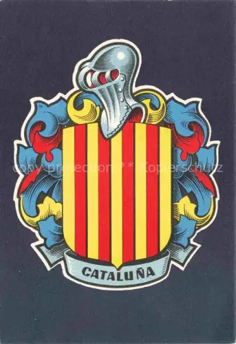AK / Ansichtskarte BARCELONA Cataluna ES Stadtwappen