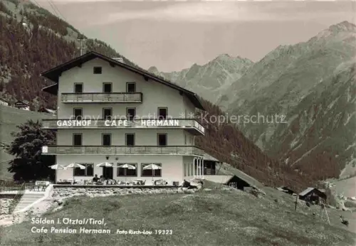 AK / Ansichtskarte Soelden  oetztal AT Gasthof Cafe Hermann
