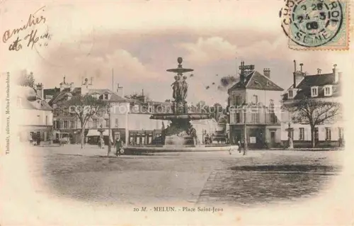 AK / Ansichtskarte Melun 77 Seine-et-Marne Place Saint-Jean