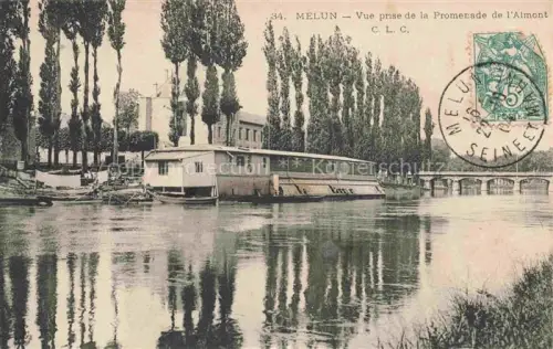 AK / Ansichtskarte Melun 77 Seine-et-Marne Vue prise de la Promenade de l'Almont