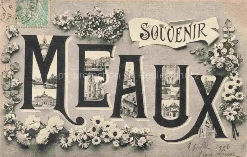 AK / Ansichtskarte MEAUX 77 Seine-et-Marne Souvenir de la ville vues d'ensemble