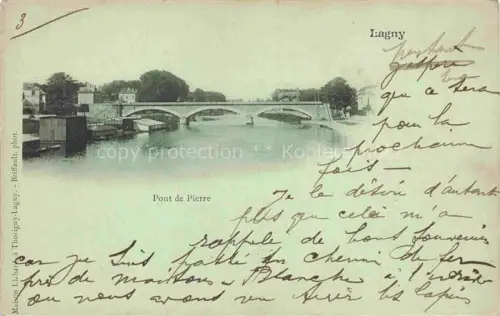 AK / Ansichtskarte Lagny -sur-Marne TORCY 77 Seine-et-Marne Pont de Pierre