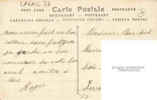 AK / Ansichtskarte Lagny -sur-Marne TORCY 77 Seine-et-Marne Aux bords de la Marne