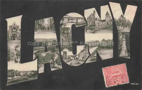 AK / Ansichtskarte Lagny -sur-Marne TORCY 77 Seine-et-Marne Vues d'ensemble Schriftzug