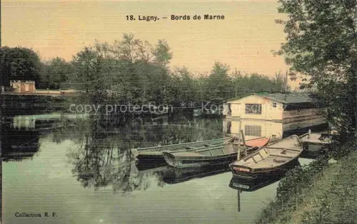 AK / Ansichtskarte Lagny -sur-Marne TORCY 77 Seine-et-Marne Aux bords de la Marne