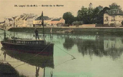 AK / Ansichtskarte Lagny -sur-Marne TORCY 77 Seine-et-Marne Bords de la Marne