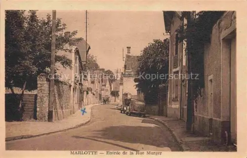 AK / Ansichtskarte Marlotte Bourron-Marlotte Fontainebleau 77 Seine-et-Marne Entrée de la Rue Murger