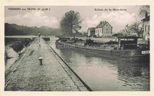 AK / Ansichtskarte Vernou-la-Celle-sur-Seine Fontainebleau 77 Seine-et-Marne Ecluse de la Madeleine