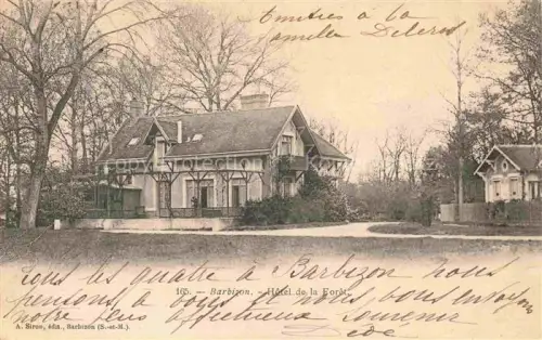 AK / Ansichtskarte Barbizon Fontainebleau 77 Seine et Marne Hôtel de la Forét