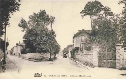 AK / Ansichtskarte Samois-sur-Seine Fontainebleau 77 Seine-et-Marne Entrée du Haut-Samois