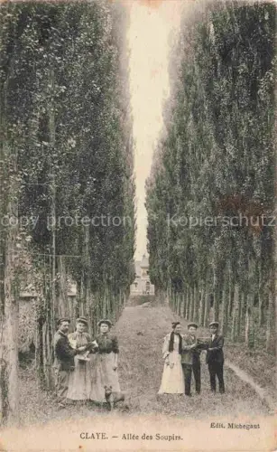 AK / Ansichtskarte Claye-Souilly TORCY 77 Seine-et-Marne Allée des Soupirs