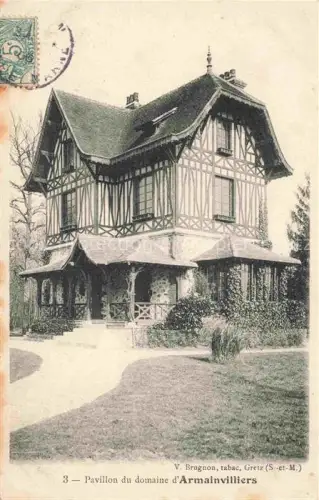 AK / Ansichtskarte Armainvilliers Gretz-Armainvilliers 77 Seine-et-Marne Pavillon du domaine