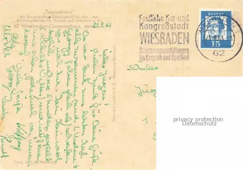 AK / Ansichtskarte Chausseehaus Wiesbaden  Taunushein 