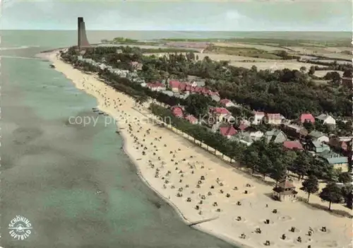 AK / Ansichtskarte LABOE Ostseebad Marine Ehrenmahl Luftbild