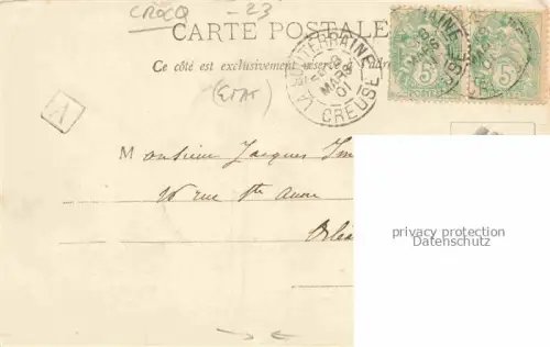 AK / Ansichtskarte Crocq Aubusson 23 Creuse Vue d'ensemble et les tours