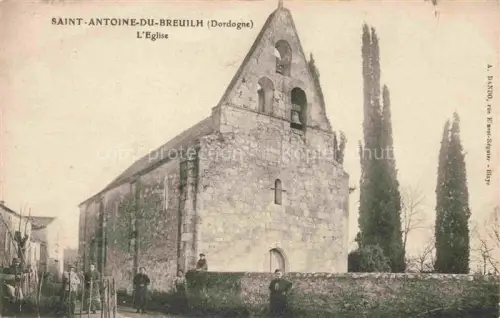 AK / Ansichtskarte Saint Antoine du Breuilh Eglise Kirche