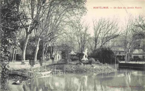 AK / Ansichtskarte MONTELIMAR  Nyons 26 Drome Un coin du jardin public