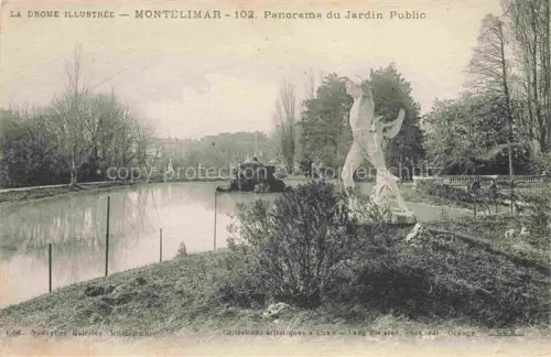 AK / Ansichtskarte MONTELIMAR  Nyons 26 Drome Panorama du jardin public