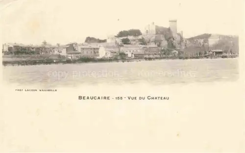AK / Ansichtskarte Beaucaire  NIMES 30 Gard Vue du château