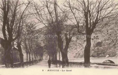 AK / Ansichtskarte Anduze ALES 30 Gard Le Quai