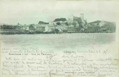 AK / Ansichtskarte Beaucaire  NIMES 30 Gard Vue du château