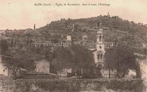 AK / Ansichtskarte Ales 30 Gard Eglise de Rochebelle dans le haut l'érmitage