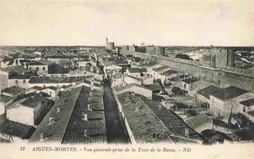 AK / Ansichtskarte Aigues-Mortes Aigues-Morte 30 Gard Vue générale prise de la Tour de la Reine