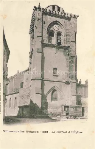 AK / Ansichtskarte Villeneuve-les-Avignon NIMES 30 Gard Le beffroi de l'église