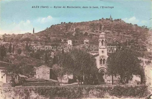 AK / Ansichtskarte Ales 30 Gard Eglise de Rochebelle dans le haut l'ermitage