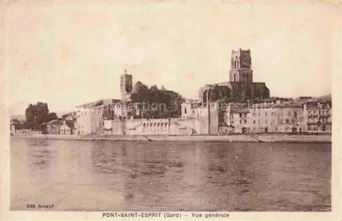 AK / Ansichtskarte Pont-Saint-Esprit NIMES 30 Gard Vue générale