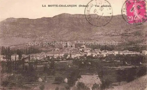 AK / Ansichtskarte La Motte-Chalancon 26 Drome Vue générale