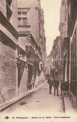 AK / Ansichtskarte PERIGUEUX 24 Dordogne Maison du XVe siècle Rue Limogeanne