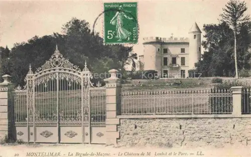 AK / Ansichtskarte La Begude-de-Mazenc NYONS 26 Drome Château de M. Loubet et le parc