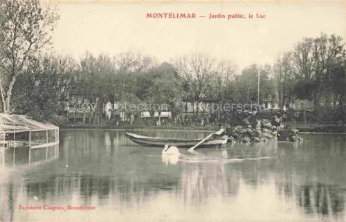 AK / Ansichtskarte MONTELIMAR  Nyons 26 Drome Le lac au jardin public