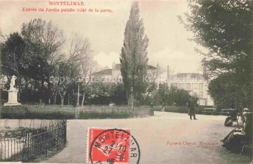 AK / Ansichtskarte MONTELIMAR  Nyons 26 Drome Entrée du jardin public