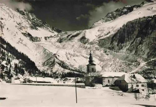 AK / Ansichtskarte Argentieres  Argentiere Glacier d 74 Haute-Savoie Le glacier en hiver