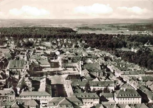 AK / Ansichtskarte LUDWIGSBURG  BW Marktplatz Fliegeraufnahme