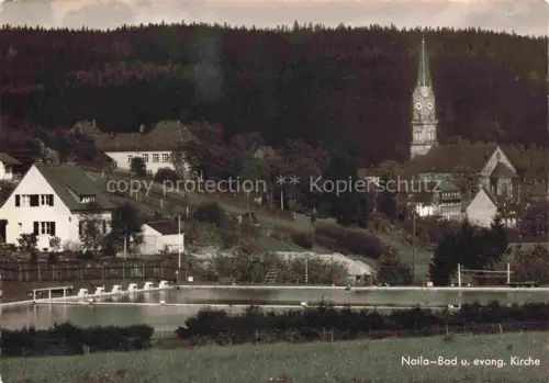 AK / Ansichtskarte Naila HOF Bayern Bad und ev Kirche