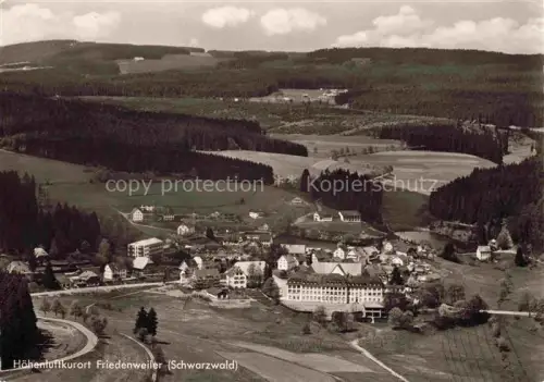 AK / Ansichtskarte Friedenweiler Fliegeraufnahme mit Kinderheilstaette Schloss Friedenweiler