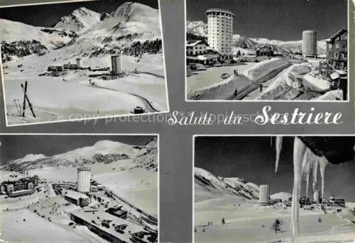 AK / Ansichtskarte Sestriere Sestrieres IT Teilansichten