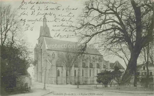 AK / Ansichtskarte Nangis Provins 77 Seine-et-Marne Eglise XIIIe siècle Kirche