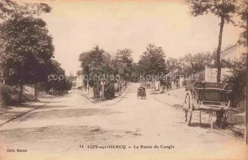 AK / Ansichtskarte Lizy-sur-Ourcq MEAUX 77 Seine-et-Marne La Route de Congis