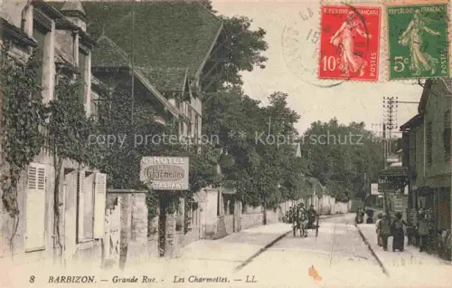 AK / Ansichtskarte Barbizon Fontainebleau 77 Seine et Marne Grande Rue Les Charmettes